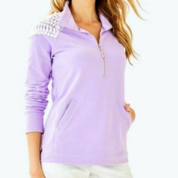 Lilly Pulitzer Tops - New Lilly Pulitzer Skipper Verbena Lilac UPF 50 S